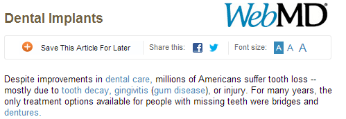 dental implants - WebMD